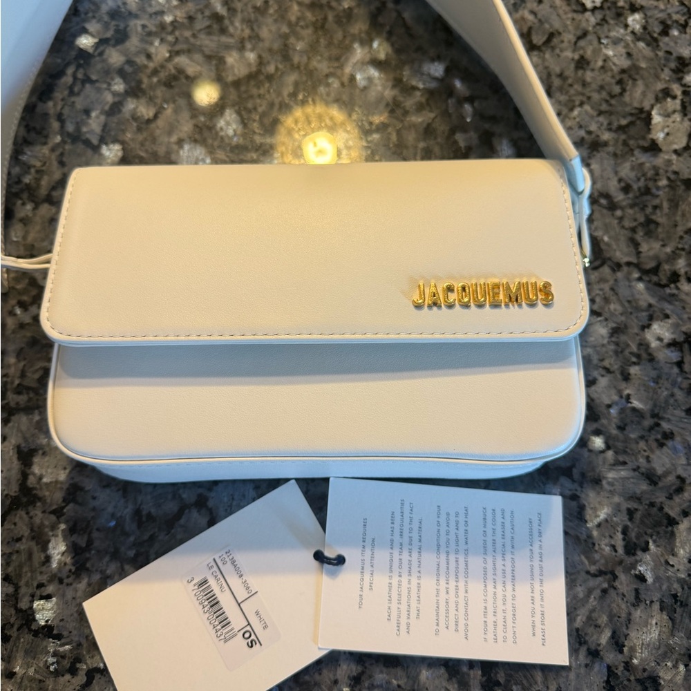 Jacquemus white Le Carinu Shoulder Bag - Picture 2 of 13